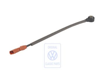 Volkswagen Phaeton (3D) klopsensor met kabelset 350 mm - oranje (BAN)