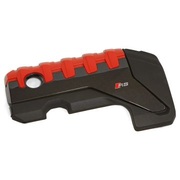 Originele Audi motorafdekplaat - carbon