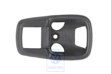 Volkswagen Transporter T2 afdekring - satijnzwart