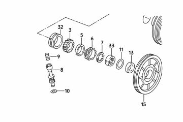 Volkswagen tussenring krukastandwiel