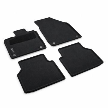 Volkswagen ID.4, ID.5 velours mattenset - satijnzwart