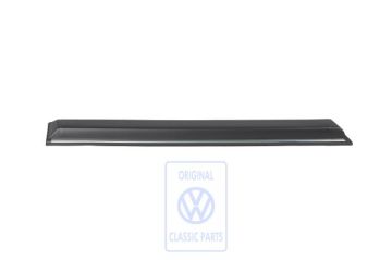 Volkswagen stootlijst zijdeel 55 mm - rechts, satijnzwart/zilver