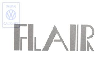 Volkswagen folieopschrift FLAIR - donker titaanzilver