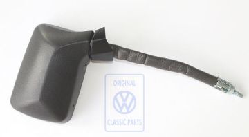 Volkswagen buitenspiegel vlak, handverstelbaar - rechts, satijnzwart