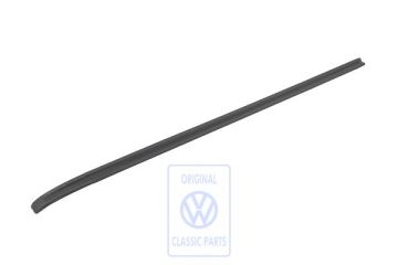 Volkswagen brede sierlijst achterzijpaneel - links, zwart, 4-deurs