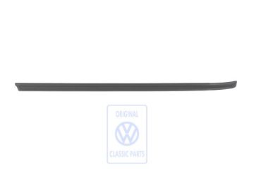 Volkswagen brede sierlijst achterzijpaneel - rechts, zwart, 4-deurs