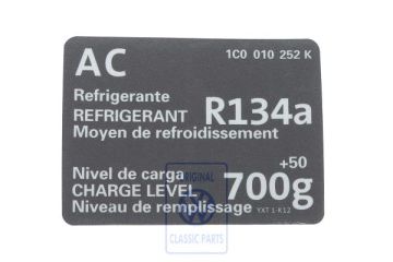 Volkswagen New Beetle (9C) aircosticker
