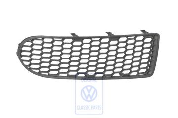 Volkswagen New Beetle (9C) luchtgeleidingsrooster voorbumper - links, satijnzwart