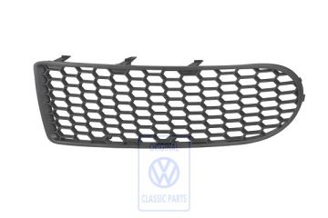 Volkswagen New Beetle (9C) luchtgeleidingsrooster voorbumper - rechts, satijnzwart