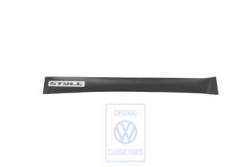 Volkswagen New Beetle (9C) instapbeschermfolie STYLE - rechts, antraciet/zilver