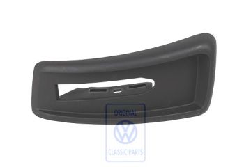 Volkswagen New Beetle (9C) afdekplaat rugleuningontgrendeling - rechts, zwart