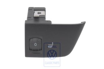 Volkswagen New Beetle (9C) schakelaar stoelverwarming - rechts, zwart
