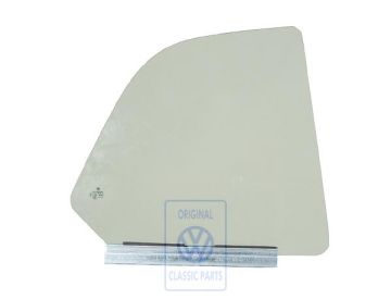 Volkswagen Golf 3 (1H) zijruit - rechtsachter, groen,