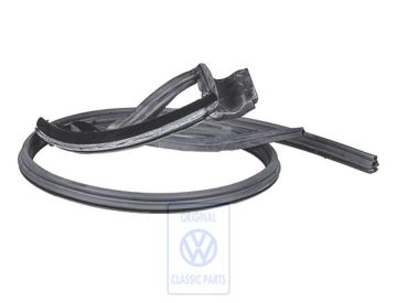 Volkswagen Golf 3 (1H) afdichting deur en zijruit - rechts, satijnzwart