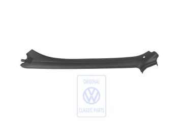 Volkswagen Golf 3 (1H) bekleding A-stijl linksboven - satijnzwart