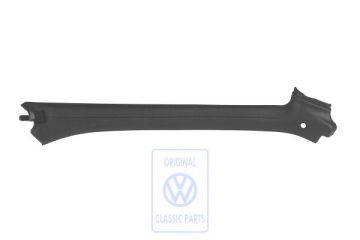 Volkswagen Golf 3 (1H) bekleding A-stijl rechtsboven - satijnzwart