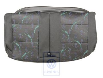Volkswagen Golf 3 (1H) rugleuningbekleding achterbank stof/kunstleer - zwart
