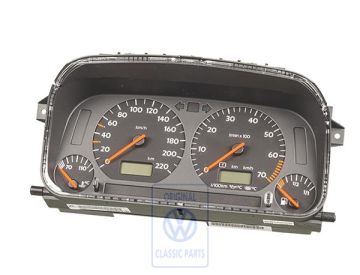 Volkswagen Golf 3 (1H) instrumentenpaneel 220 km/h, automaat (ATU, AWF, AFT)
