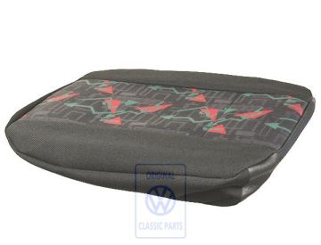Volkswagen Golf 3 (1H) stoelbekleding - linksachter, zwart/rood/groen