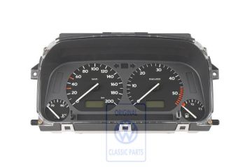 Volkswagen Golf 3 (1H) instrumentenpaneel 200 km/h met toerenteller (1Y)