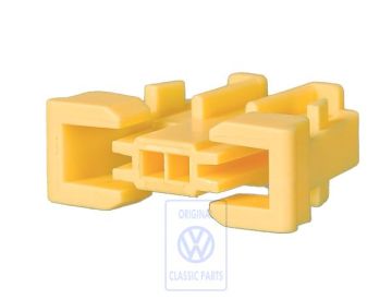 Volkswagen stekkerhuis airbag - geel, 2-polig