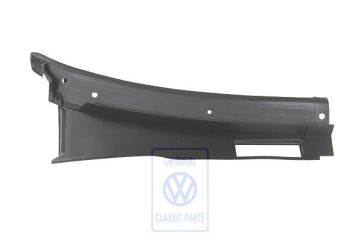 Volkswagen Golf 3 (1H) waterafleider - rechts, satijnzwart, links gestuurd