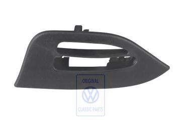 Volkswagen Golf 3 (1H) luchtrooster dashboard rechts - zwart