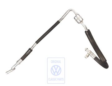 Volkswagen Golf 3 (1H) koelmiddelslang expansieventiel naar compressor (2E, AAM, ABF)