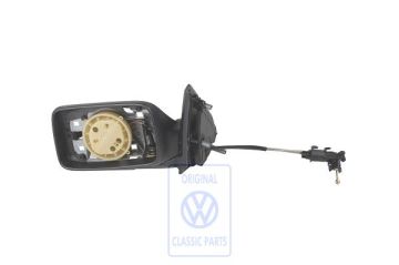 Volkswagen Golf 3 (1H) buitenspiegelhuis - links, satijnzwart