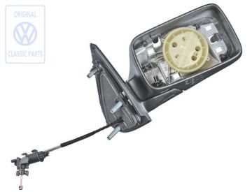 Volkswagen Golf 3 (1H) buitenspiegelhuis rechts - satijnzwart