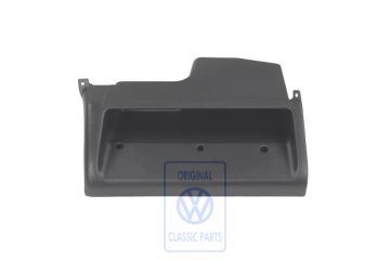 Volkswagen Golf 3 (1H) opbergvak - rechts, satijnzwart, links gestuurd