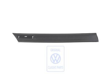 Volkswagen Golf 3 (1H) stootlijst zijdeel 63 mm - rechts, satijnzwart