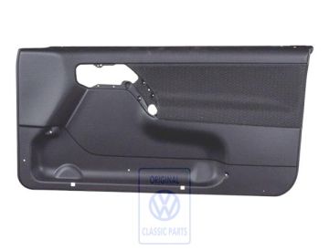 Volkswagen Golf 3 (1H) deurpaneel - rechts, zwart, stof, 2-deurs