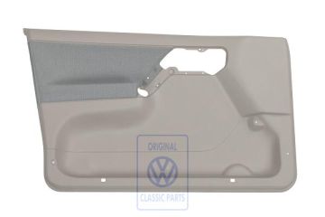 Volkswagen Golf 3 (1H) deurpaneel - linksvoor, beverbruin, stof, 4-deurs