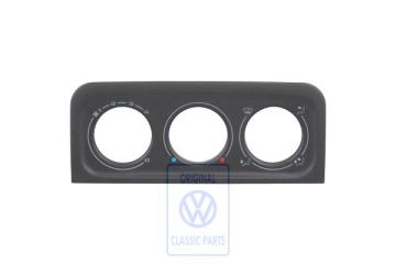 Volkswagen Golf 3 (1H) afdekking ventilatie- en verwarmingsregeling - zwart