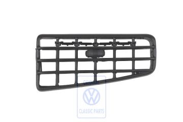 Volkswagen Golf 3 (1H) draaibaar inzetstuk ventilatierooster - satijnzwart
