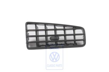 Volkswagen Golf 3 (1H) draaibare inzet ventilatierooster - rechts, satijnzwart