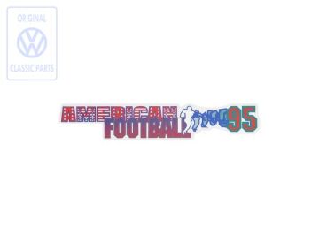 Volkswagen Golf 3 (1H) folieopschrift American Football