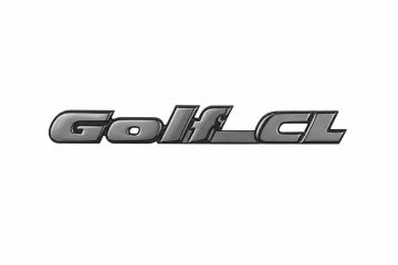 Volkswagen Golf 3 (1H) embleem - satijnzwart