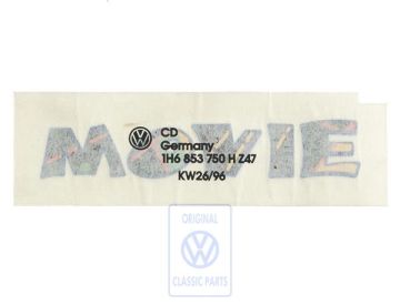 Volkswagen Golf 3 (1H) folieopschrift MOVIE