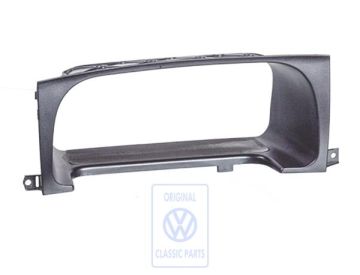 Volkswagen Golf 3 (1H) afdekking instrumentenpaneel - satinzwart