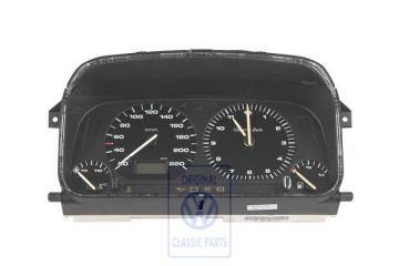 Volkswagen Golf 3 (1H) instrumentenpaneel 220 km/h met analoge klok (1Z)