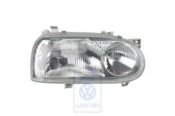 Volkswagen Golf 3 (1H) dubbele halogeenkoplamp - rechts, linksverkeer