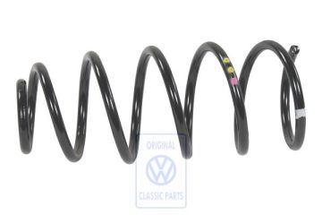 Volkswagen schroefveer voor - 1x violet, 2x geel
