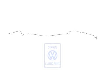 Volkswagen remleiding hydraulisch systeem naar slang - linksachter