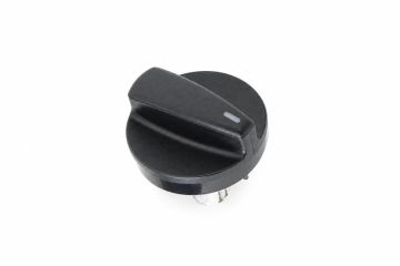 Origineel draaiknop ventilatie/verwarming, 40 mm interieurluchtfilter - zwart