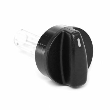 Origineel draaiknop ventilatie/verwarming, 30 mm interieurluchtfilter - zwart