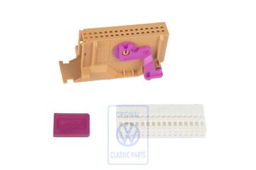 Volkswagen Bora (1J) stekkerhuis instrumentenpaneel 32-polig - bruin
