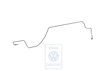 Volkswagen New Beetle (9C) remleiding verdeler naar remslang - rechts, 1535 mm
