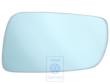 Volkswagen spiegelglas vlak, verwarmd - links, blauwgetint